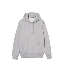 Felpa con cappuccio in pile Grigio chine